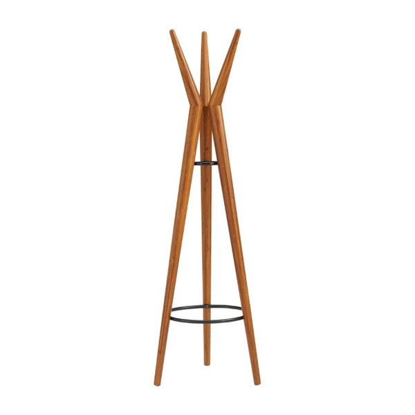 Greenington Spire Bamboo Freestanding Coat Tree Slim Sculptural Stand for Modern Entryway Decor GCR001AM