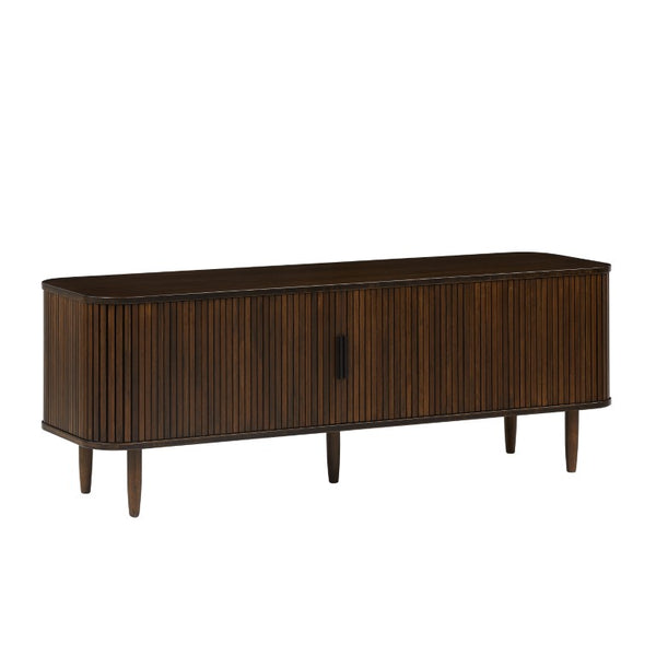 Greenington Carmel Solid Bamboo Console Table with Tambour Doors and Adjustable Shelving GCR008BL