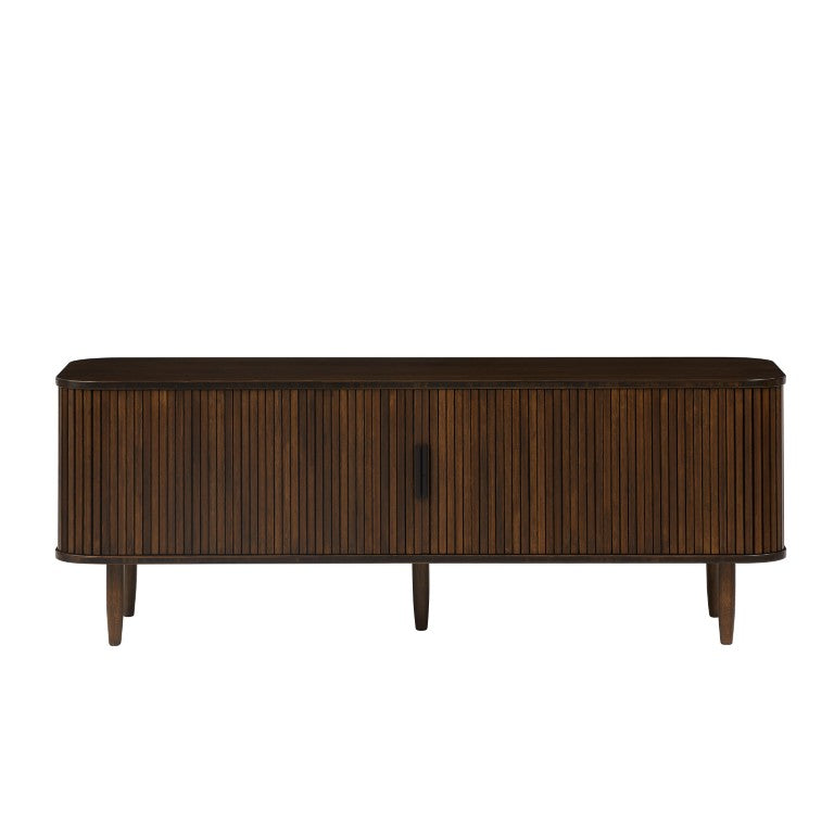 Greenington Carmel Solid Bamboo Console Table with Tambour Doors and Adjustable Shelving GCR008BL