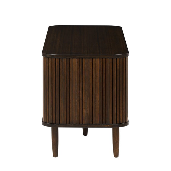 Greenington Carmel Solid Bamboo Console Table with Tambour Doors and Adjustable Shelving GCR008BL