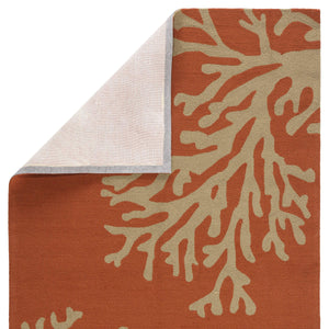 Jaipur Living Jaipur Living Bough Polypropylene Floral Coastal Area Rug for Indoor Outdoor Spaces 3'6" x 5'6" RUG101881