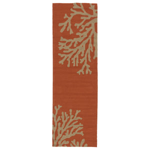 Jaipur Living Jaipur Living Bough Polypropylene Floral Coastal Area Rug for Indoor Outdoor Spaces 2'6" x 8' RUG141308