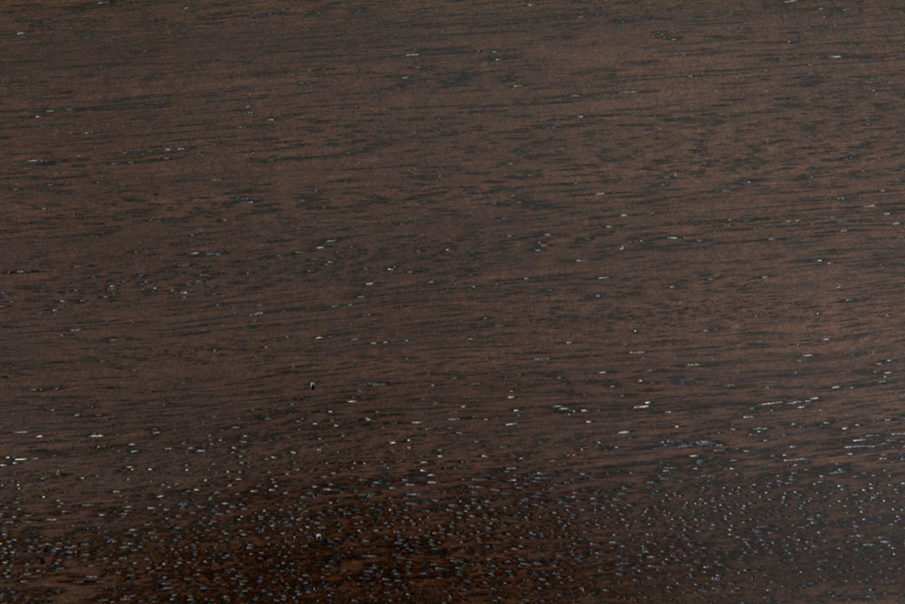 Noir Frank Writing Desk, Elegant Ebony Walnut with Sturdy Iron Base for Home Office & Study Use GDES181EB