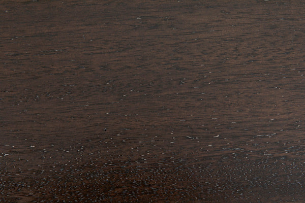 Noir Frank Writing Desk, Elegant Ebony Walnut with Sturdy Iron Base for Home Office & Study Use GDES181EB