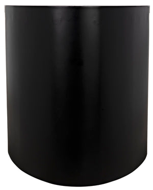 Noir Marigold Desk - Elegant Ebony Walnut & Matte Black Iron for a Modern Home Office Masterpiece! GDES186EB