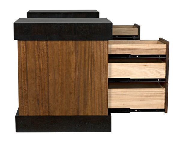Noir Bentley Desk: Artisan-Crafted Dark Walnut with Ebony Accents for Timeless Elegance and Functionality GDES194EBDW