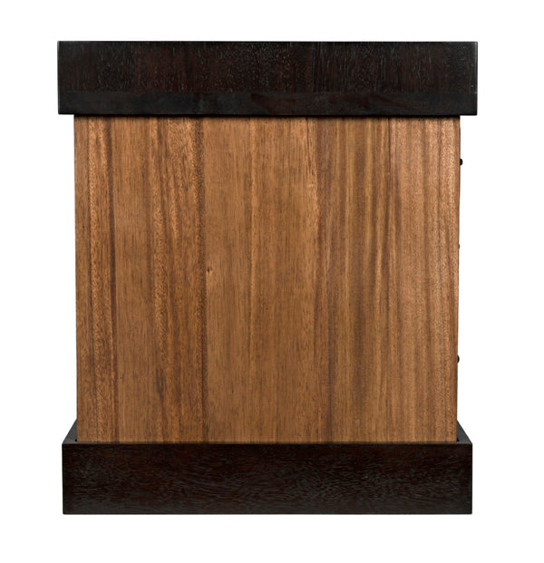 Noir Bentley Desk: Artisan-Crafted Dark Walnut with Ebony Accents for Timeless Elegance and Functionality GDES194EBDW