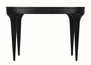 Noir Rennie Desk - Handcrafted Mahogany Beauty with Minimalist Design for Home Office & Studio Spaces GDES198HB