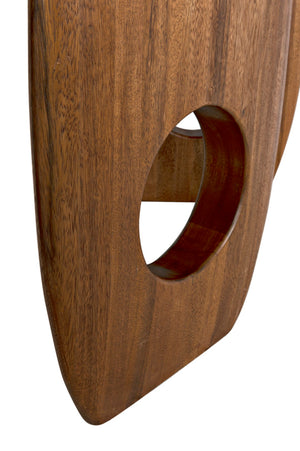 Noir Lobster Desk - Handcrafted Dark Walnut Minimalist Design for Stylish Workspaces & Home Offices GDES199DW