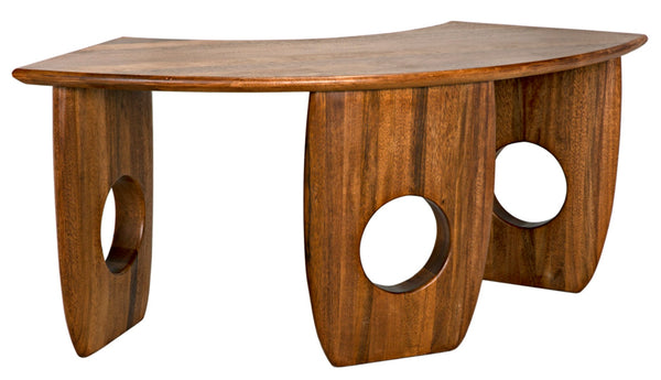 Noir Lobster Desk - Handcrafted Dark Walnut Minimalist Design for Stylish Workspaces & Home Offices GDES199DW