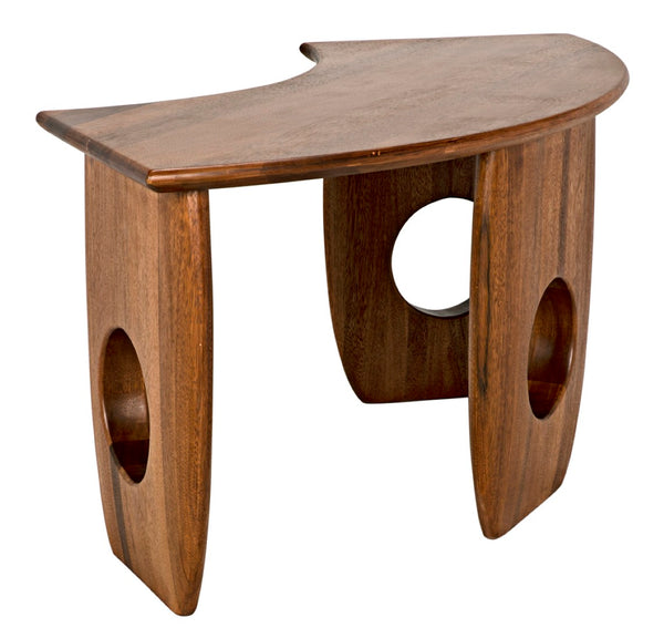 Noir Lobster Desk - Handcrafted Dark Walnut Minimalist Design for Stylish Workspaces & Home Offices GDES199DW