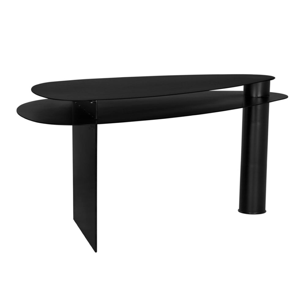 Noir Sita Desk - Industrial Strength Meets Modern Minimalism for a Stylish and Functional Workspace GDES204MTB