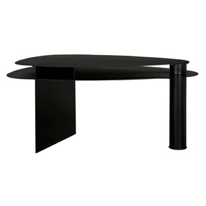 Noir Sita Desk - Industrial Strength Meets Modern Minimalism for a Stylish and Functional Workspace GDES204MTB