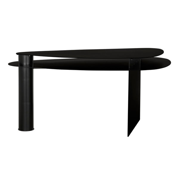 Noir Sita Desk - Industrial Strength Meets Modern Minimalism for a Stylish and Functional Workspace GDES204MTB