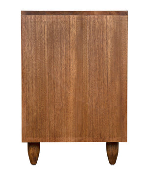 Noir Diamond Chest - Bold Geometric Design with Classic Lines for Timeless Elegance in Any Space Dark Walnut GDRE180DW