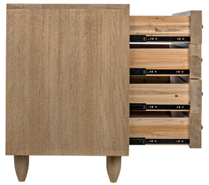 Noir Diamond Chest - Bold Geometric Design with Classic Lines for Timeless Elegance in Any Space Washed Walnut GDRE180WAW