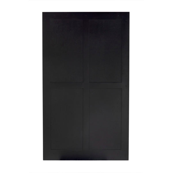 Noir Izzy Tallboy - Elegant Mahogany Storage Solution with Classic Brass Hardware for Timeless Style GDRE251P