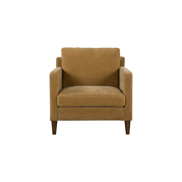 Lh Imports Gemma Club Chair - Luxurious Comfort With Reversible Cushions And Elegant Rubber Tapered Legs Brown Polyester Chenille Fabric,Foam,Feather,Polyester Fibre,Dacron,Rubberwood Gem-02mtd