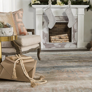 Jaipur Living Genesis Benna Ges17 Tufted Handmade 60% Viscose 40% Wool Contemporary/Modern Abstract Indoor Rug Taupe, Light Blue 60% Viscose 40% Wool, 100% Polyester Rug139341