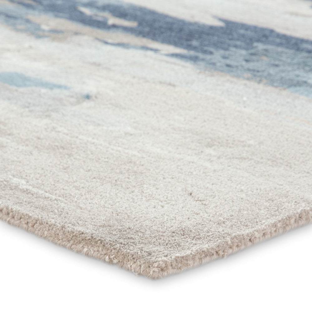 Jaipur Living Genesis Ryenn Modern Handmade Indoor Rug Blue 12'x18'