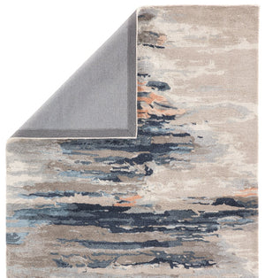 Jaipur Living Genesis Ryenn Ges19 Tufted Handmade 65% Viscose 35% Wool Contemporary/Modern Abstract Indoor Rug Blue, Gray 65% Viscose 35% Wool, 100% Polyester Rug139350