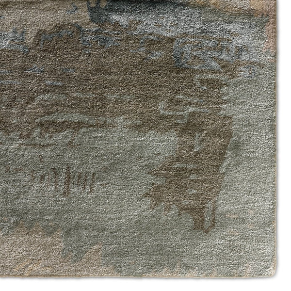 Jaipur Living Genesis Juna Ges24 Tufted Handmade 60% Viscose 40% Wool Contemporary/Modern Abstract Indoor Rug Green, Yellow 60% Viscose 40% Wool, 100% Polyester Rug139365