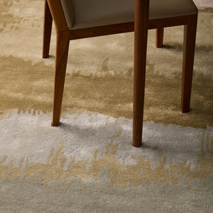 Jaipur Living Genesis Juna Ges24 Tufted Handmade 60% Viscose 40% Wool Contemporary/Modern Abstract Indoor Rug Green, Yellow 60% Viscose 40% Wool, 100% Polyester Rug139365