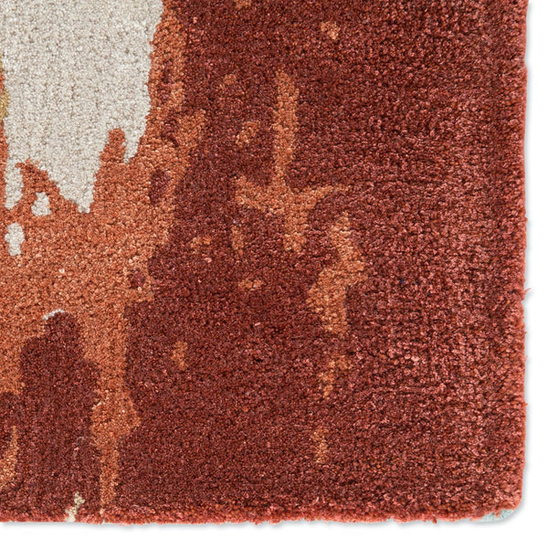 Jaipur Living Genesis Swisher Ges30 Tufted Handmade 60% Wool 40% Viscose Contemporary/Modern Abstract Indoor Rug Taupe, Rust 60% Wool 40% Viscose, 100% Polyester Rug140398