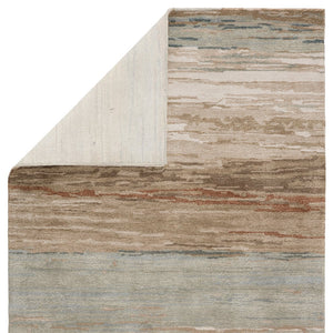 Jaipur Living Genesis Mondrian Ges39 Tufted Handmade 60% Wool 40% Viscose Contemporary/Modern Abstract Indoor Rug Tan, Seafoam Green 60% Wool 40% Viscose, 100% Polyester Rug145750