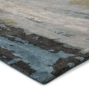 Jaipur Living Genesis Benna Ges41 Tufted Handmade 60% Wool 40% Viscose Contemporary/Modern Abstract Indoor Rug Blue, Green 60% Wool 40% Viscose, 100% Polyester Rug145762