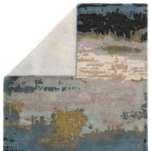Jaipur Living Genesis Benna Ges41 Tufted Handmade 60% Wool 40% Viscose Contemporary/Modern Abstract Indoor Rug Blue, Green 60% Wool 40% Viscose, 100% Polyester Rug145762