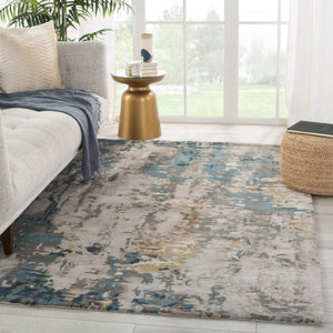 Jaipur Living Jaipur Living Segall Hand-tufted Wool Viscose Abstract Rug for Bedroom Entryway RUG145778