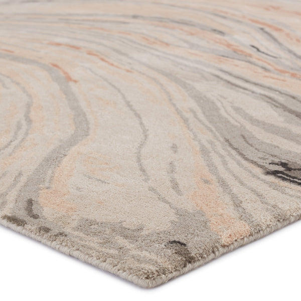 Jaipur Living Jaipur Living Atha Hand Tufted Wool Viscose Abstract Rug for Bedroom or Room Light Blush 10'X14' RUG151596