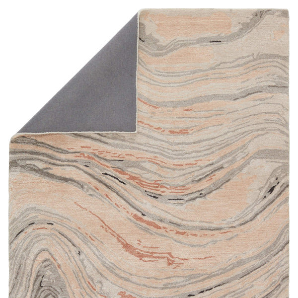 Jaipur Living Jaipur Living Atha Hand Tufted Wool Viscose Abstract Rug for Bedroom or Room Light Blush 10'X14' RUG151596