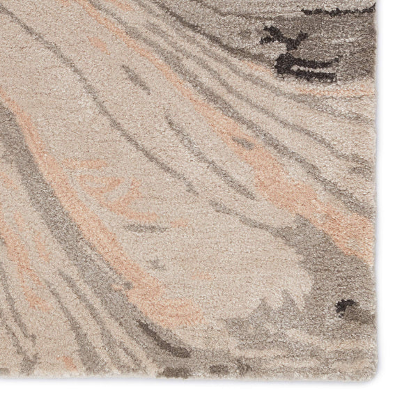 Jaipur Living Jaipur Living Atha Hand Tufted Wool Viscose Abstract Rug for Bedroom or Room Light Blush 10'X14' RUG151596