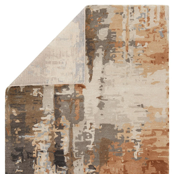 Jaipur Living Genesis Matcha Ges55 Tufted Handmade 60% Wool 40% Viscose Abstract Abstract Indoor Rug Taupe, Brown 60% Wool 40% Viscose, 100% Polyester Rug158227