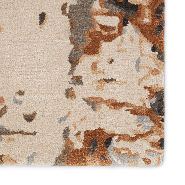 Jaipur Living Genesis Matcha Ges55 Tufted Handmade 60% Wool 40% Viscose Abstract Abstract Indoor Rug Taupe, Brown 60% Wool 40% Viscose, 100% Polyester Rug158227