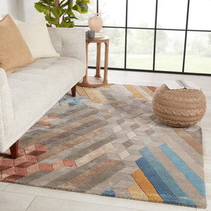 Jaipur Living Jaipur Living Cairns Hand Tufted Wool Viscose Geometric Area Rug for Room RUG151624