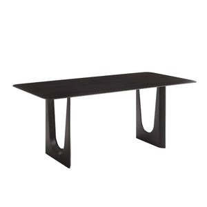 Greenington Hanna Solid Bamboo Dining Table Seats Six with Sculptural Base and Modern Finish GH0001B