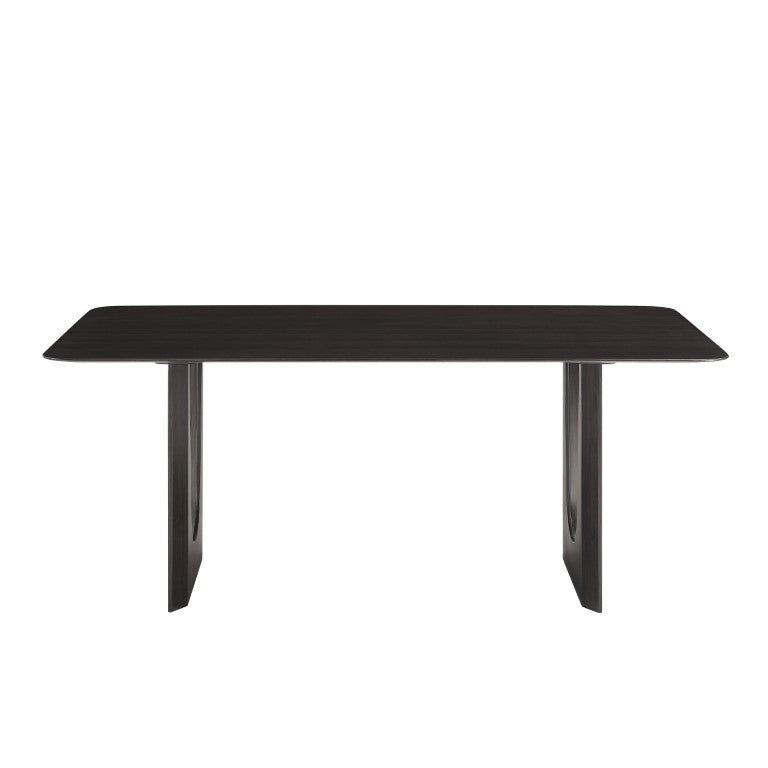 Greenington Hanna Solid Bamboo Dining Table Seats Six with Sculptural Base and Modern Finish GH0001B