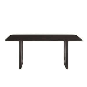 Greenington Hanna Solid Bamboo Dining Table Seats Six with Sculptural Base and Modern Finish GH0001B