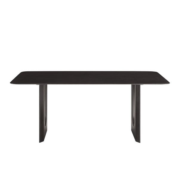 Greenington Hanna Solid Bamboo Dining Table Seats Six with Sculptural Base and Modern Finish GH0001B