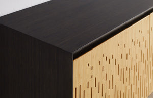 Greenington Hanna Solid Bamboo Sideboard with Laser-cut Doors and Steel Base for Modern Living GH0003B