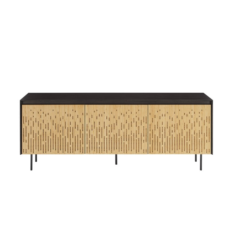 Greenington Hanna Solid Bamboo Sideboard with Laser-cut Doors and Steel Base for Modern Living GH0003B