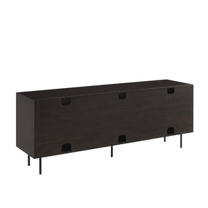 Greenington Hanna Solid Bamboo Sideboard with Laser-cut Doors and Steel Base for Modern Living GH0003B