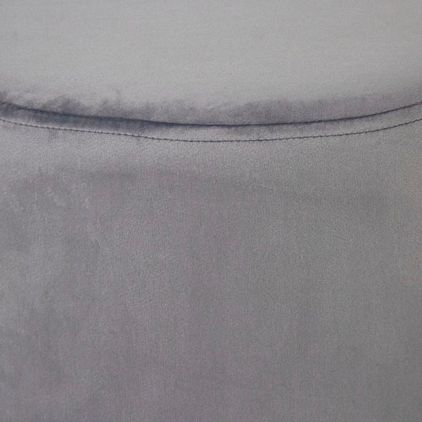 Pale Blue Velvet Stool Metallic Gold, Pale Blue Velvet GH001-VB Zentique