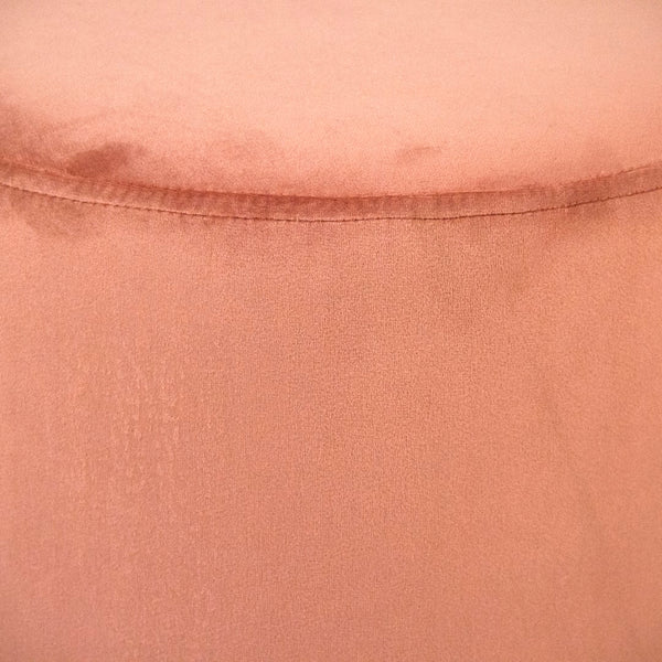 Mauve Rose Velvet Stool Metallic Gold, Rose Velvet GH001-VP Zentique