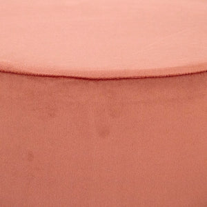 Zentique Mauve Sculptural Velvet Twisted Pentagon Stool — Plush Mauve-Rose Accent Seating with Modern Flair W16.5 x H15 x D16.5 GH004-VP