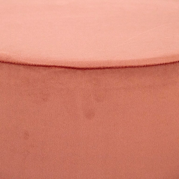Zentique Mauve Sculptural Velvet Twisted Pentagon Stool — Plush Mauve-Rose Accent Seating with Modern Flair W16.5 x H15 x D16.5 GH004-VP