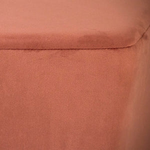 Zentique Mauve Sculptural Velvet Twisted Pentagon Stool — Plush Mauve-Rose Accent Seating with Modern Flair W16.75 x H15.5 x D16.75 GH006-VP